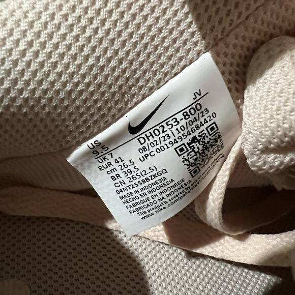 Nike Court Vision Low Orange Pearl White Suede Shoes Sneakers Women's Size 9.5 - Picture 7 of 16